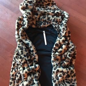 Faux Fur Leopard Vest